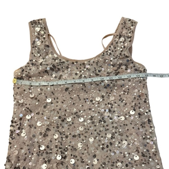 GOLD HAWK BALLET SEQUIN VINTAGE DRESS XS p - Picture 4 of 6